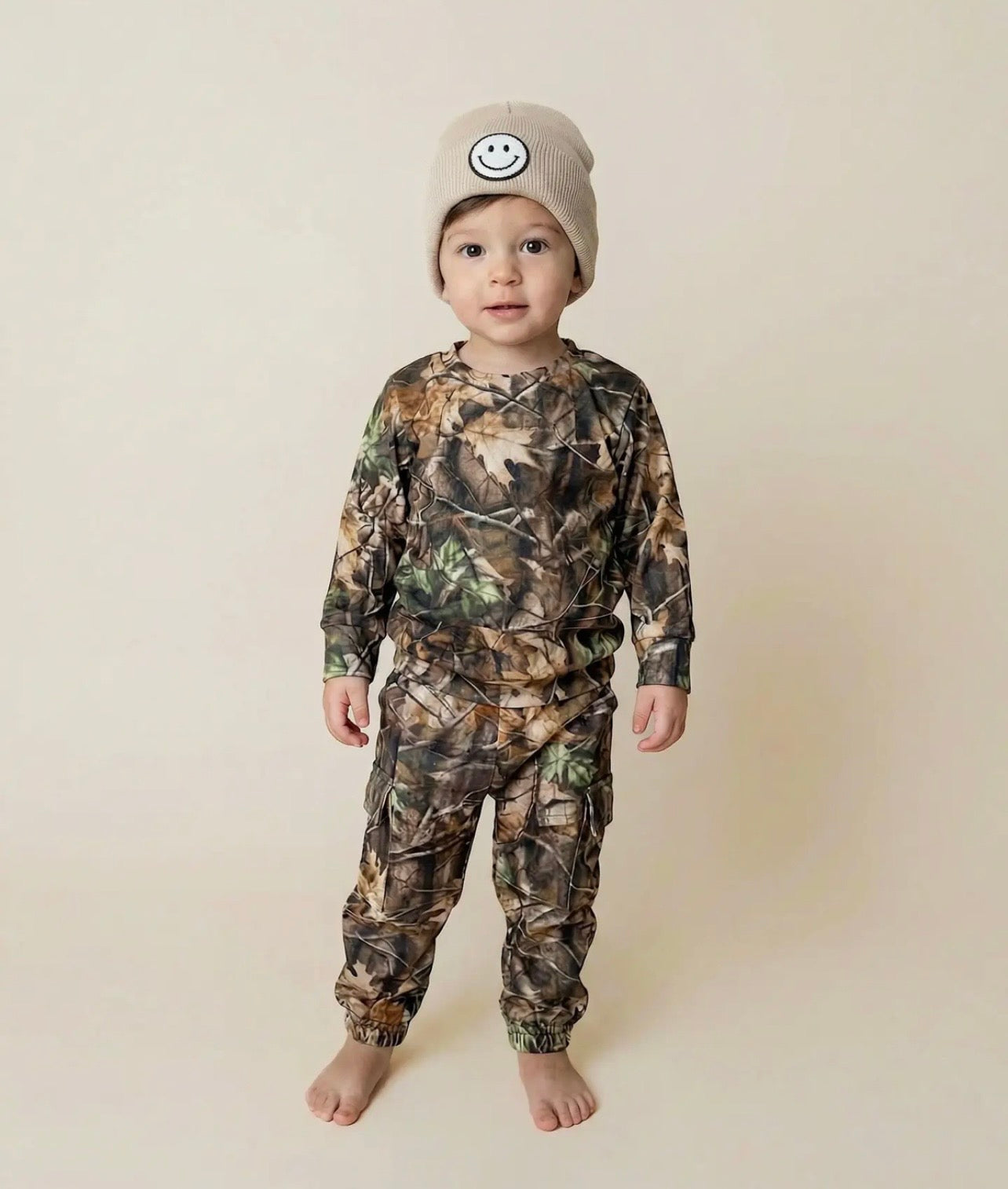 Cargo Jogger Set | Brown Camo