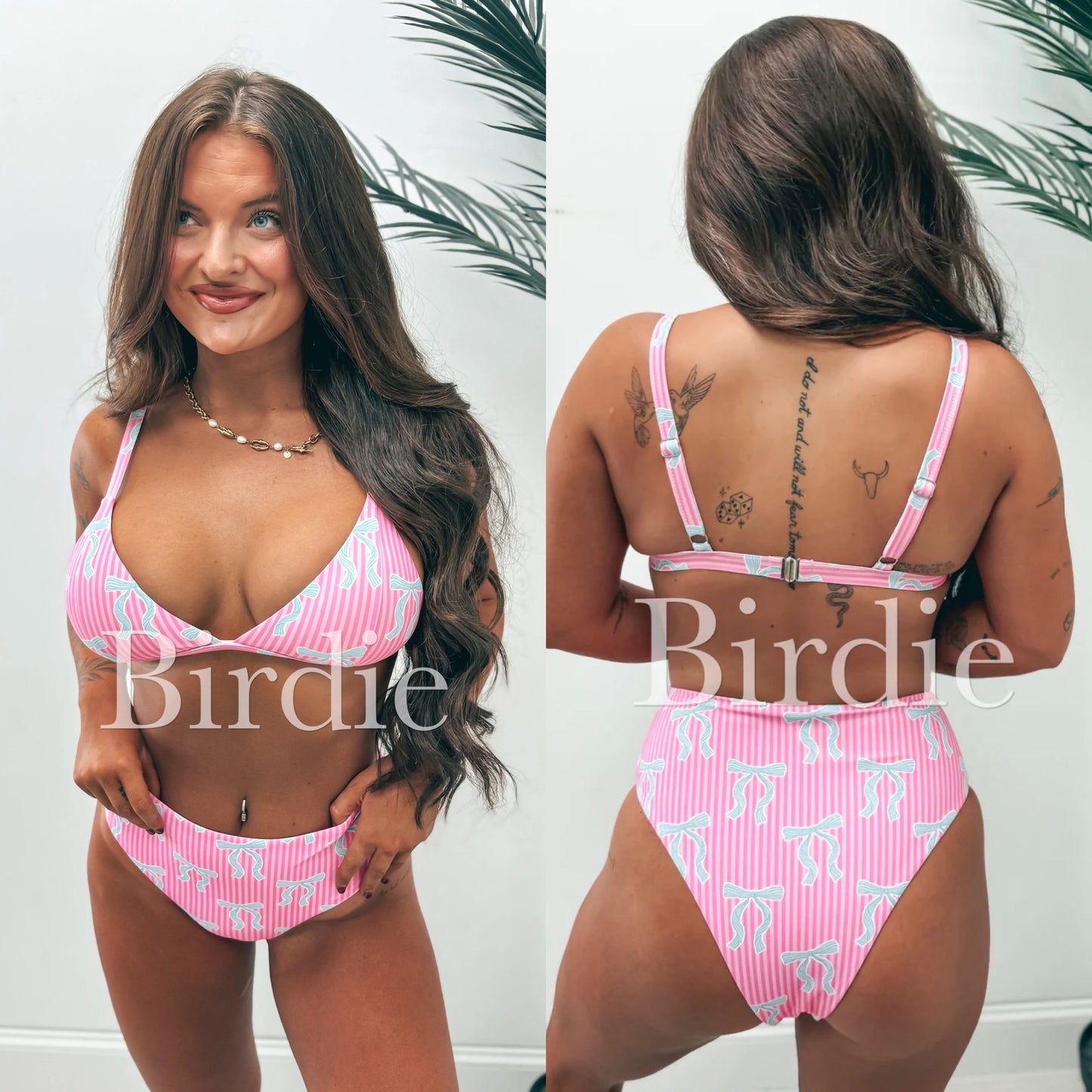 PREORDER Southern Charm Bow Two Piece Swimsuit (Sold as Set) - HIGHLAND MOON CO, LLC