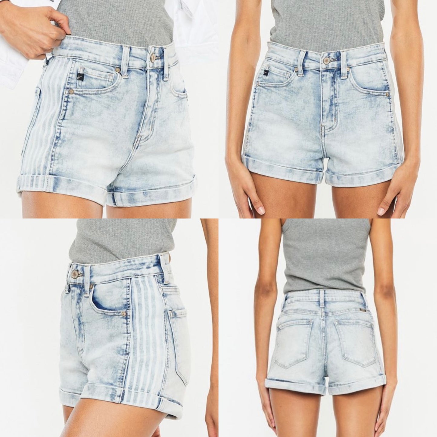 High Rise Mom Denim Shorts - HIGHLAND MOON CO, LLC