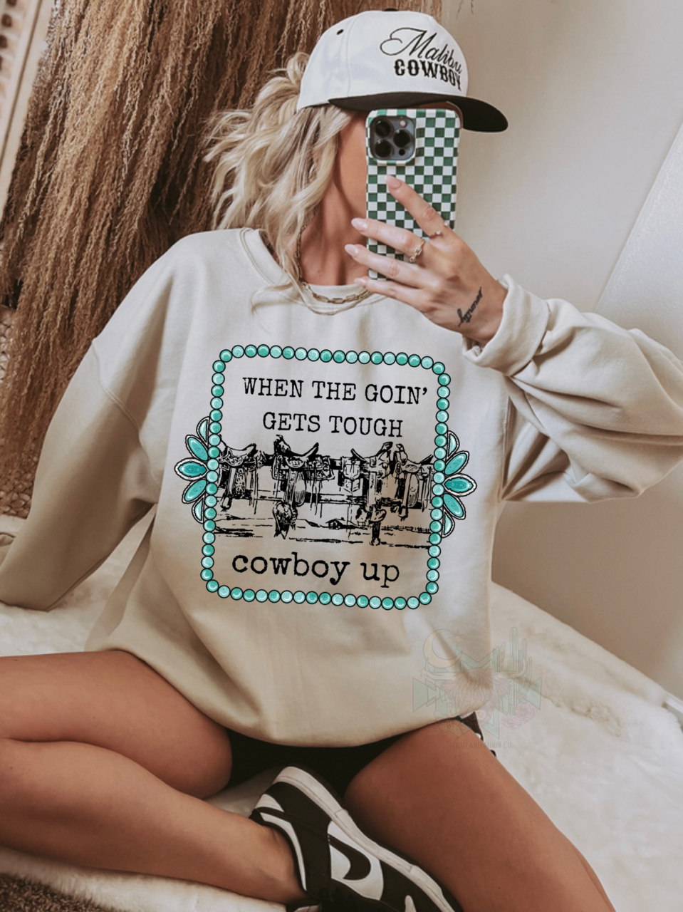 Cowboy Up Crewneck