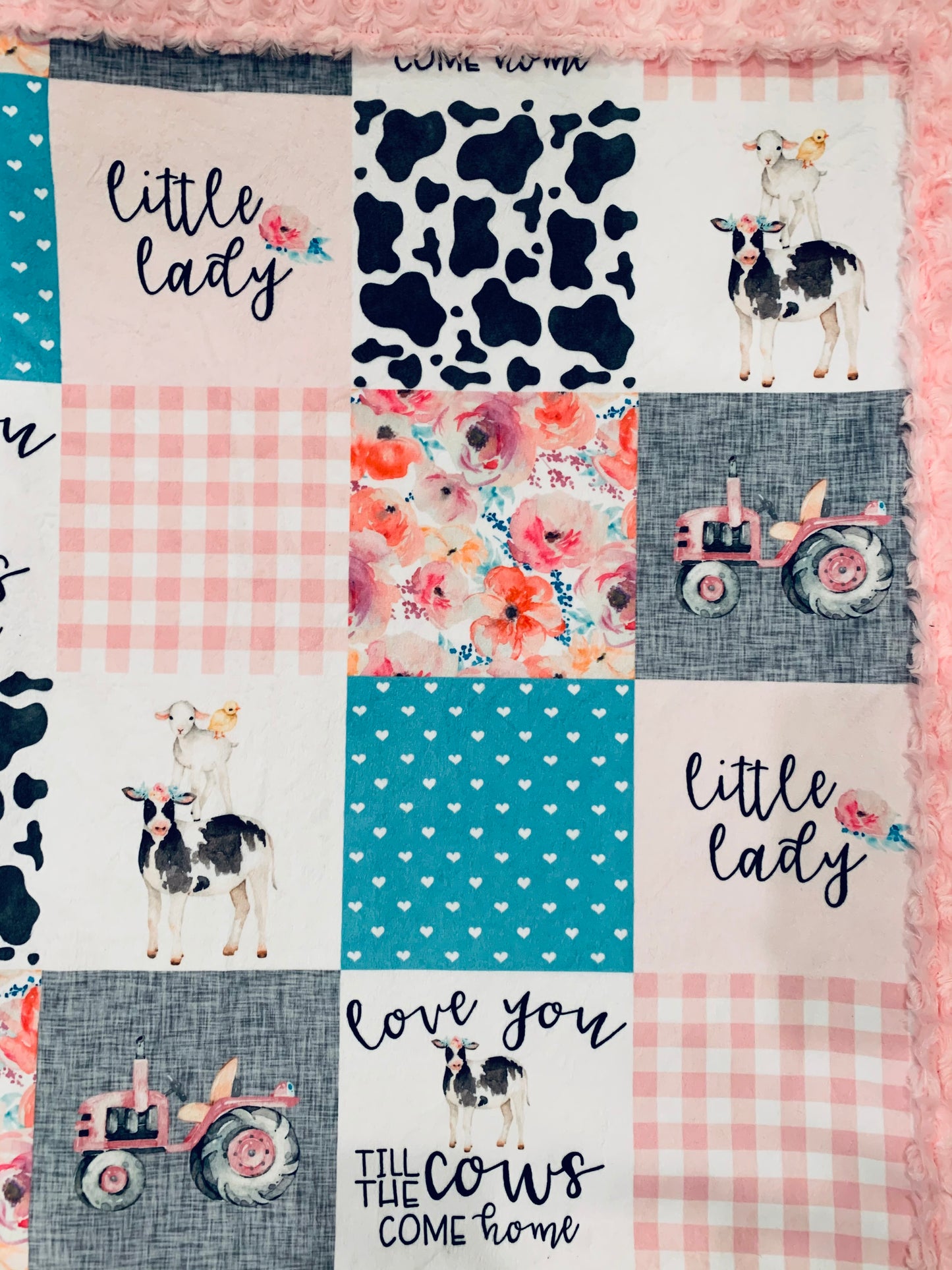 Farm Minky Blanket - HIGHLAND MOON CO, LLC