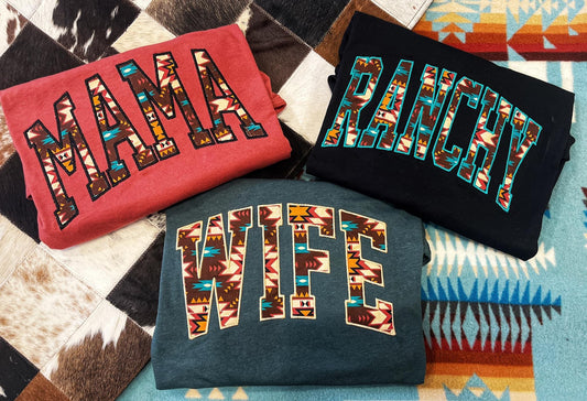 Aztec Embroidered Sweatshirts