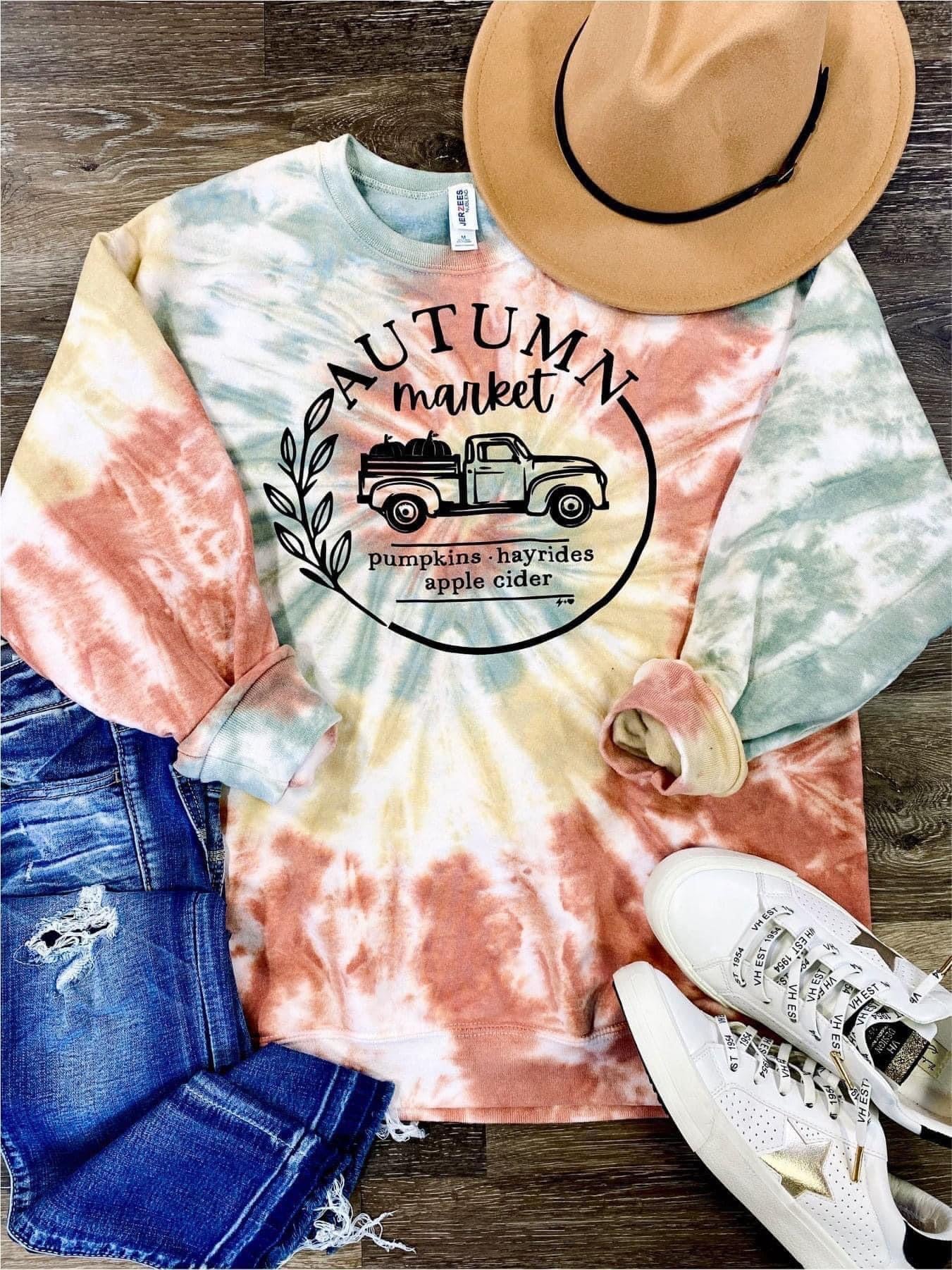 Autumn Market Sweatshirt - HIGHLAND MOON CO, LLC