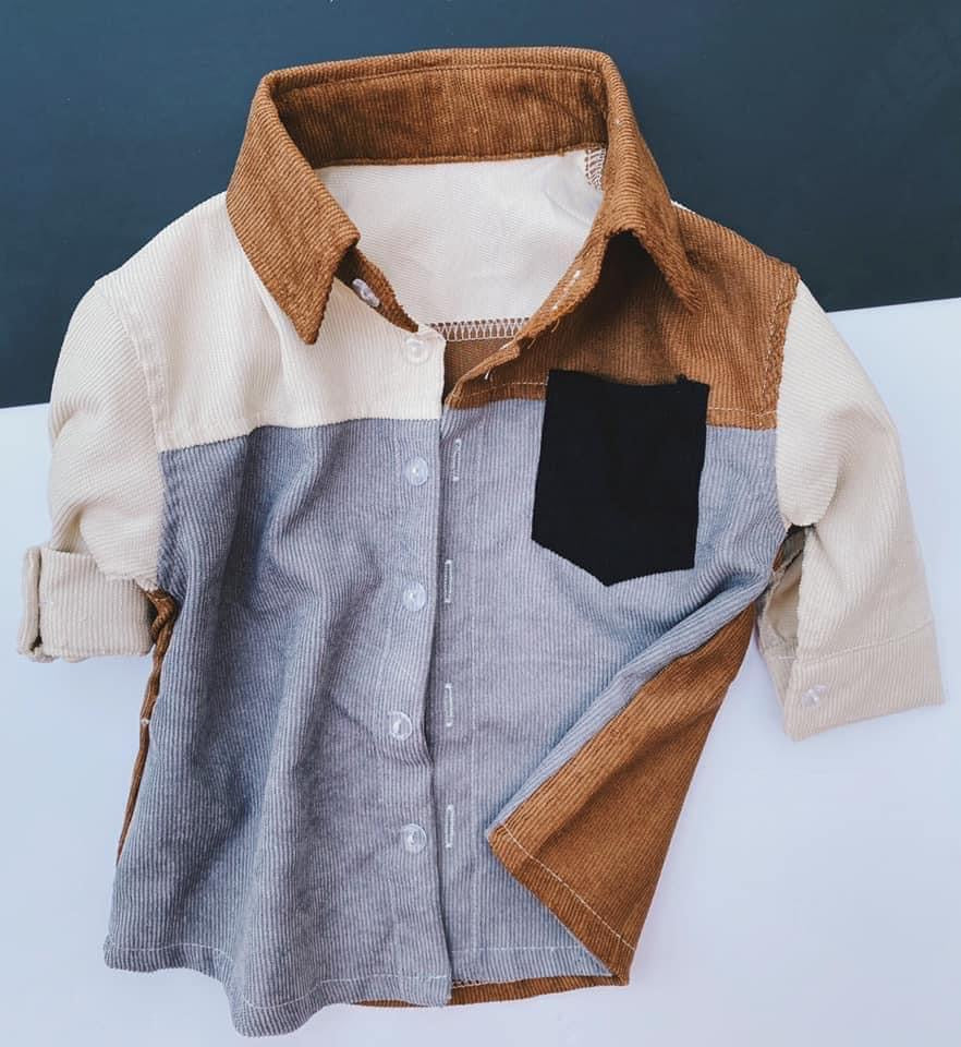 Boys Fall Corduroy Flannel
