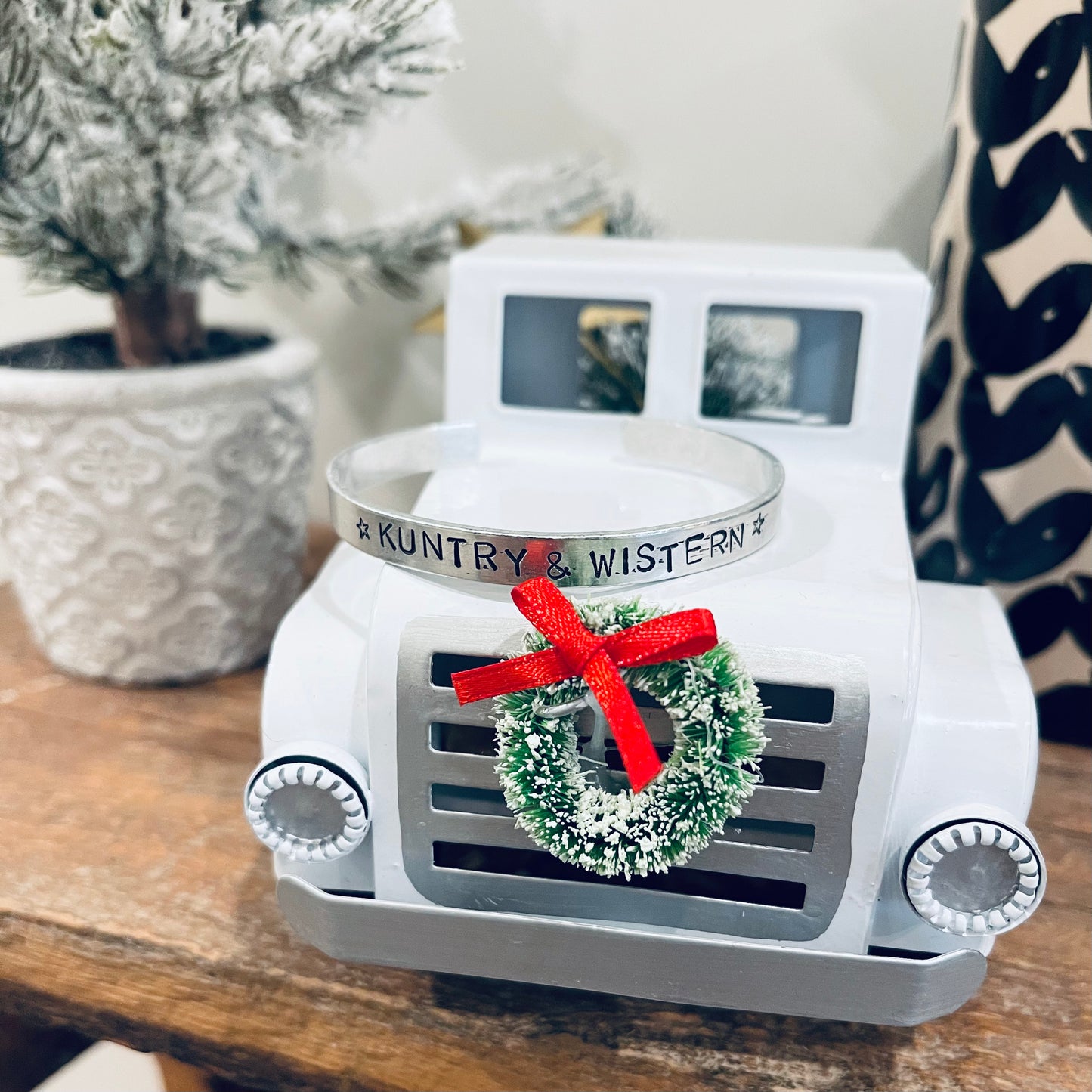 Kuntry & Wistern Stamped Cuff - HIGHLAND MOON CO, LLC