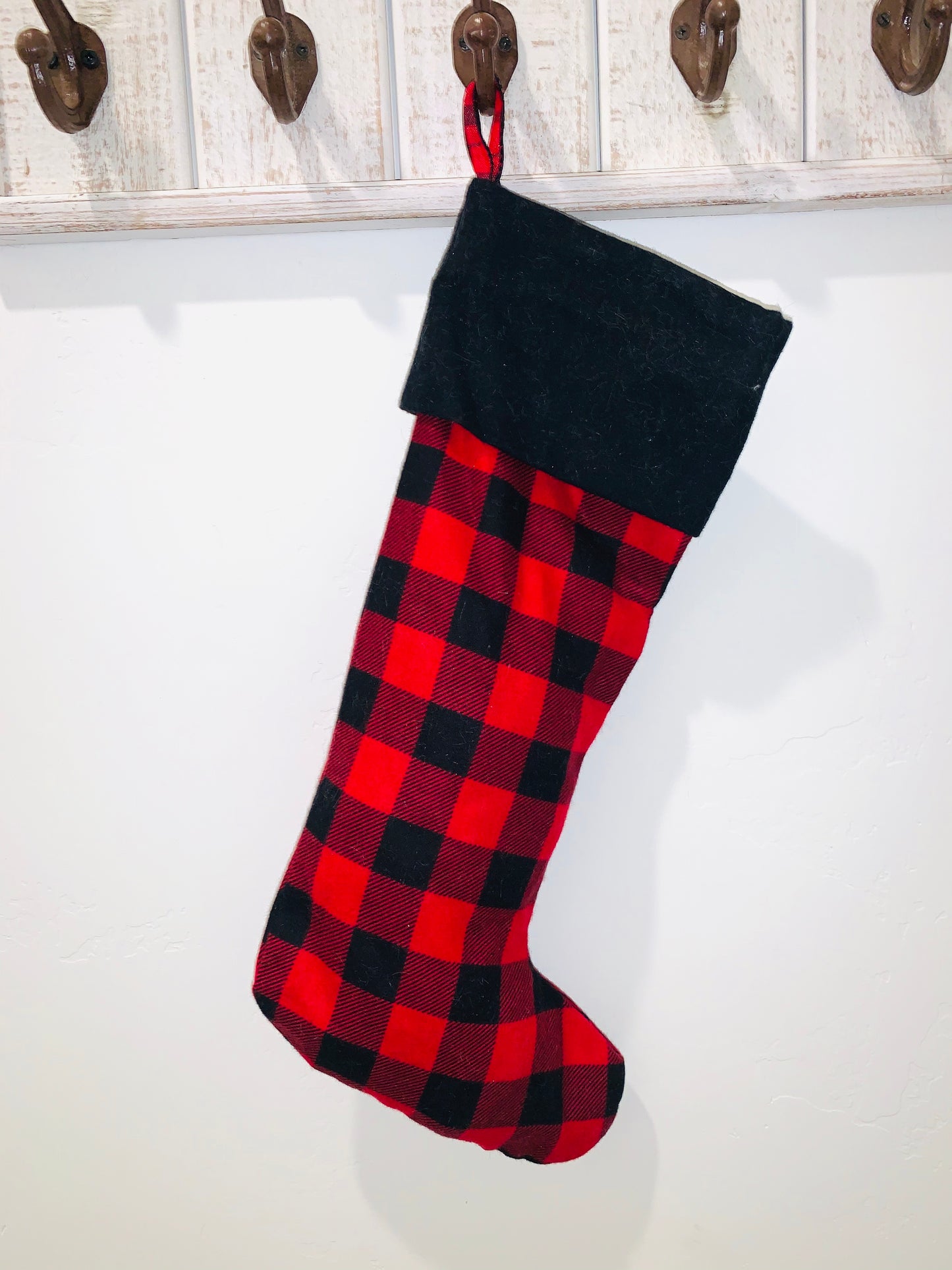 Double Sided Flannel Stocking - HIGHLAND MOON CO, LLC