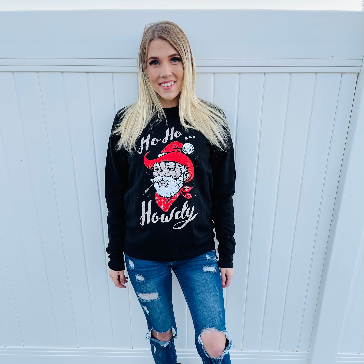 Ho Ho Howdy Sweatshirt - HIGHLAND MOON CO, LLC