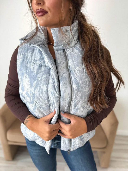Silver Skies Camo Vest - PREORDER