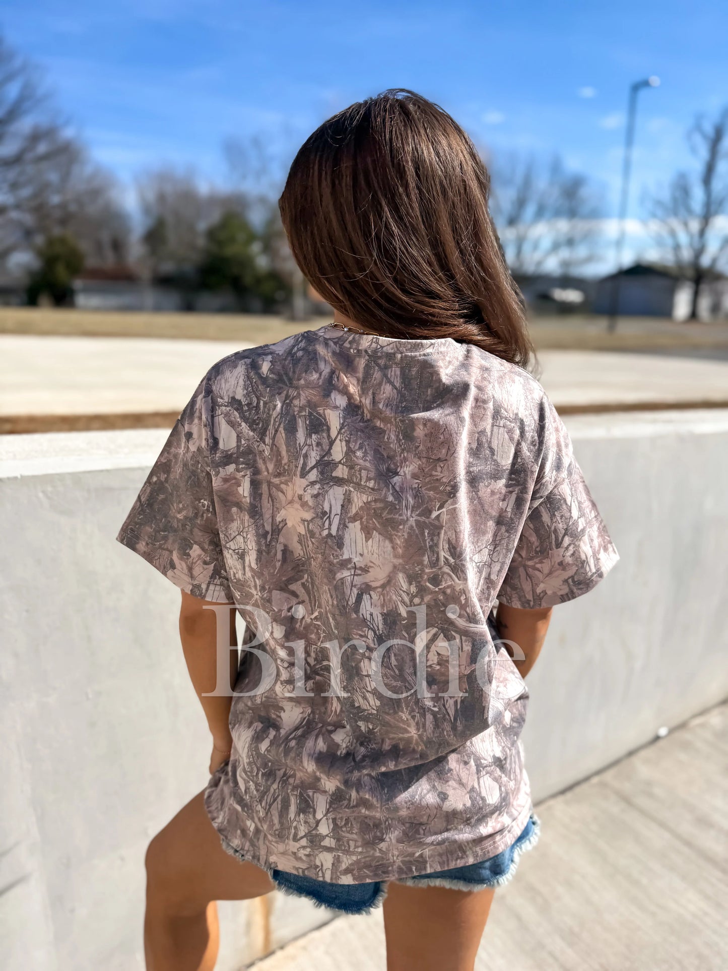 Dark Camo Oversized Tee - HIGHLAND MOON CO, LLC