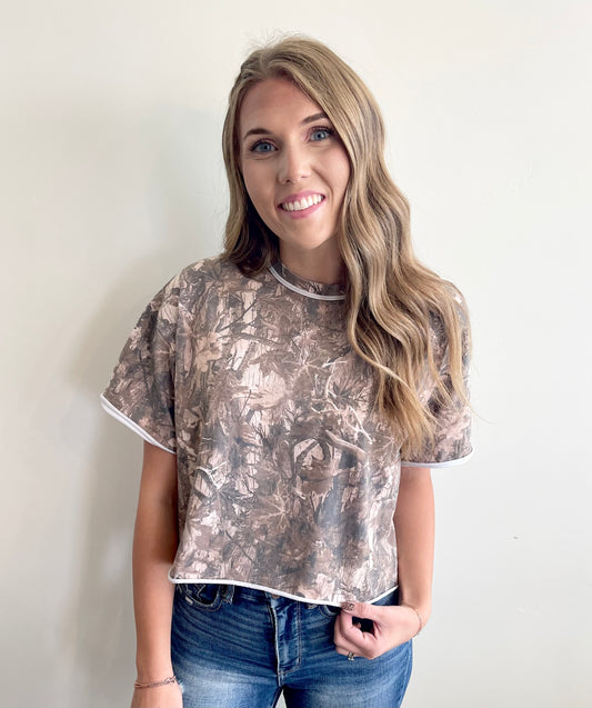The Outlander Tee in Dark Camo