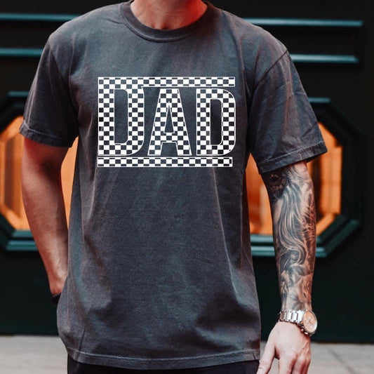 Checkered Dad Tee