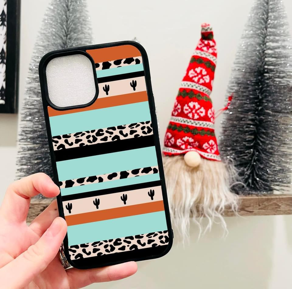 Serape Cactus iPhone Case - HIGHLAND MOON CO, LLC