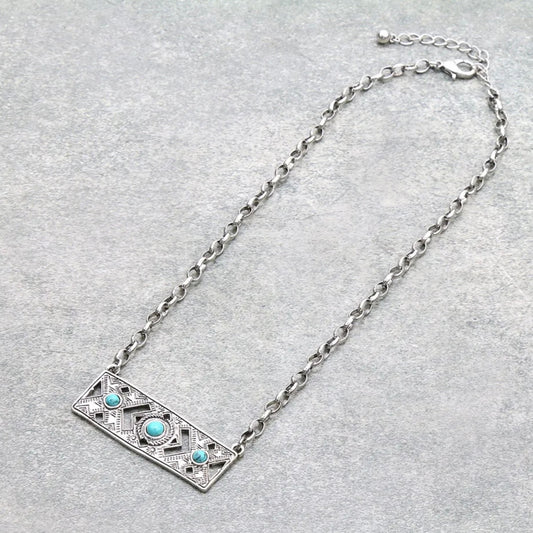 Western Style Bar Necklace
