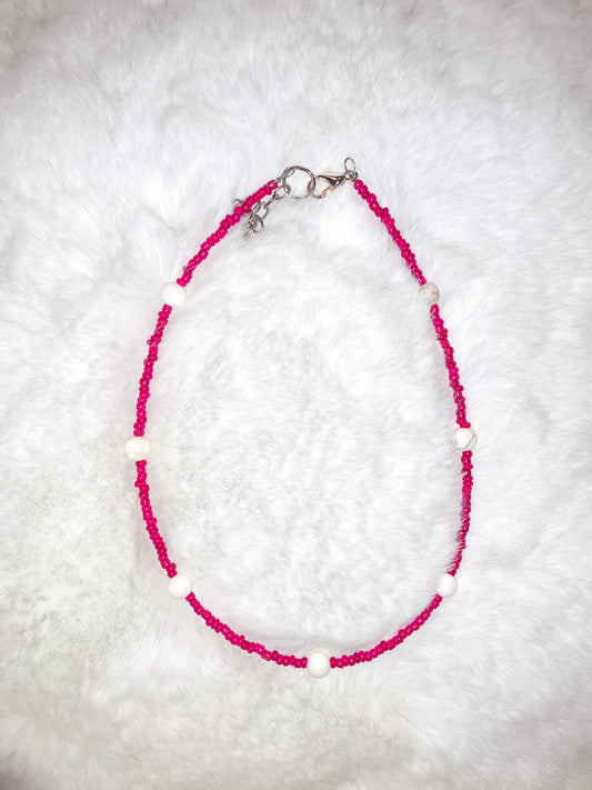 The Pink Space Choker - HIGHLAND MOON CO, LLC