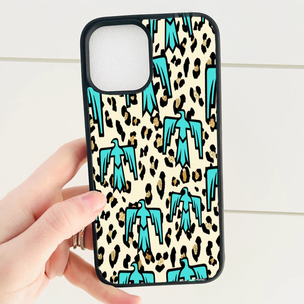 Leopard Thunderbird Phone Case