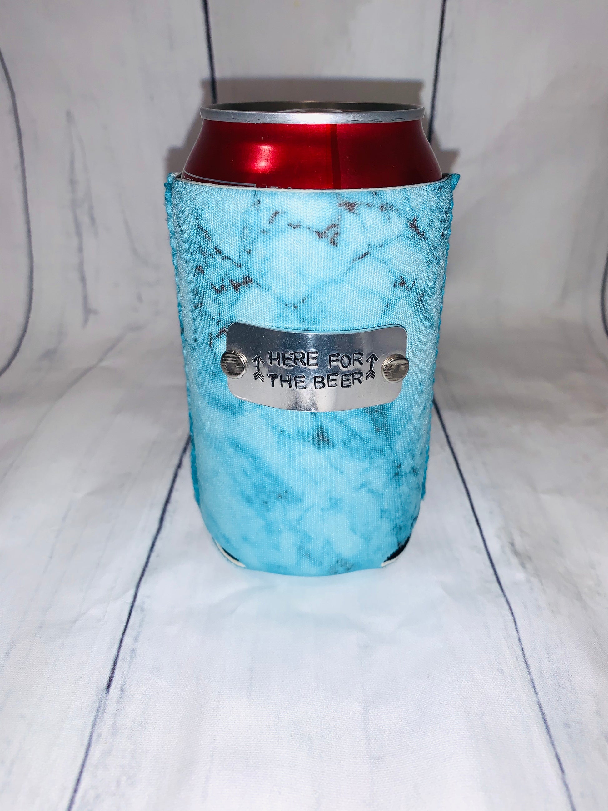 Here For The Beer Koozie - HIGHLAND MOON CO, LLC