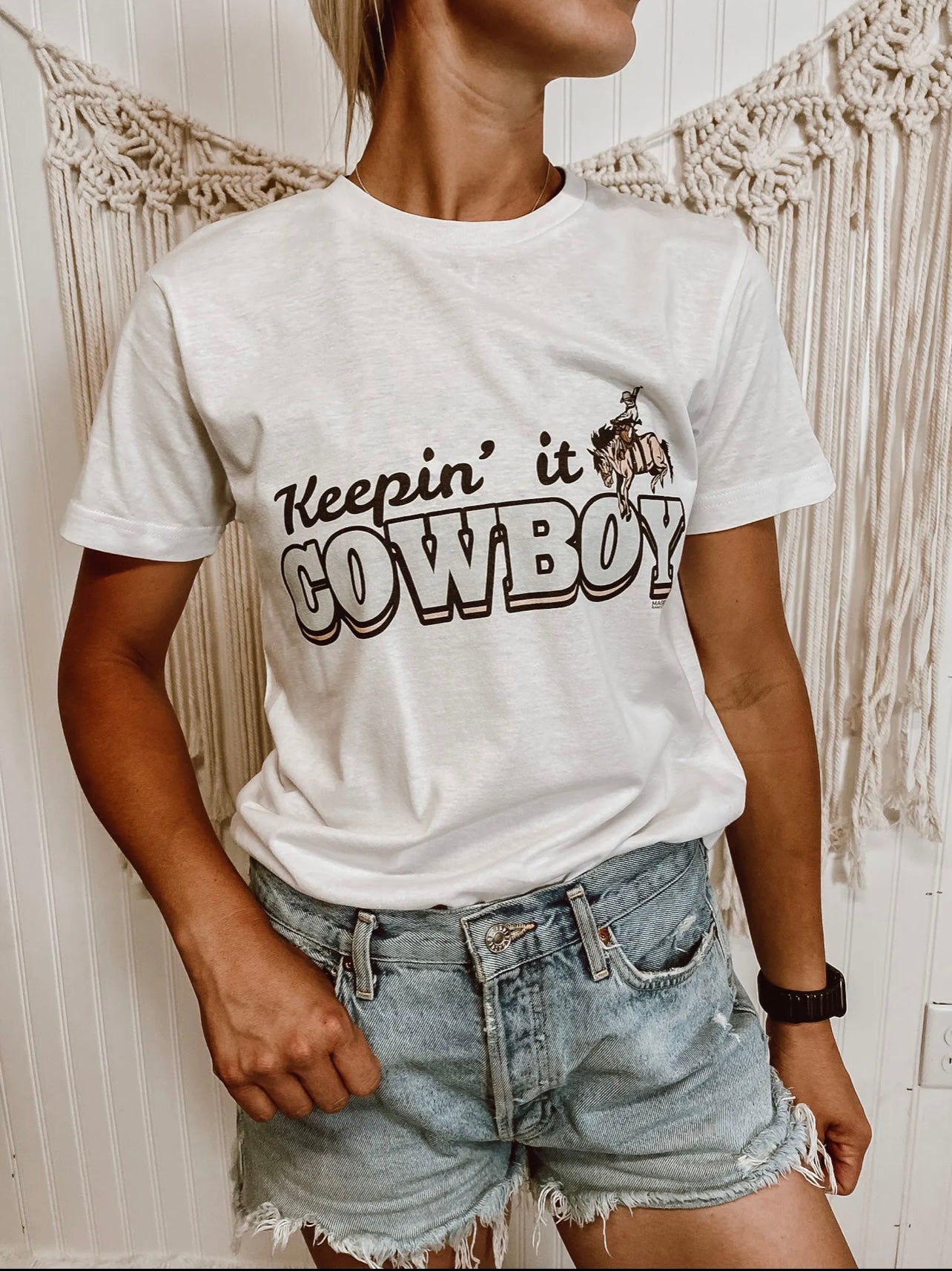Keepin’ it Cowboy Tee - HIGHLAND MOON CO, LLC