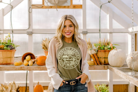 Pumpkin Patch Tee - HIGHLAND MOON CO, LLC